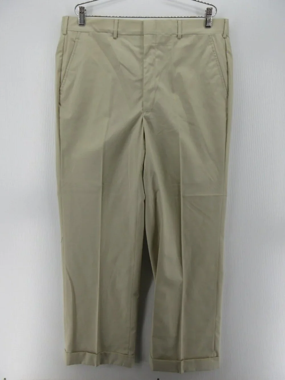 VINTAGE Brooks Brothers Pants 38 Chino Khakis Cuffed 90s USA 38X32